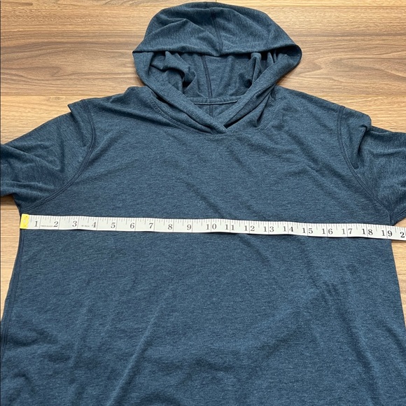 Stio Divide Hooded Pullover Sun Hoody in Blue Size Medium - Picture 9 of 11